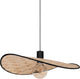 Eglo marywell hanglamp - e27 - 50 cm - zwart bruin - hout