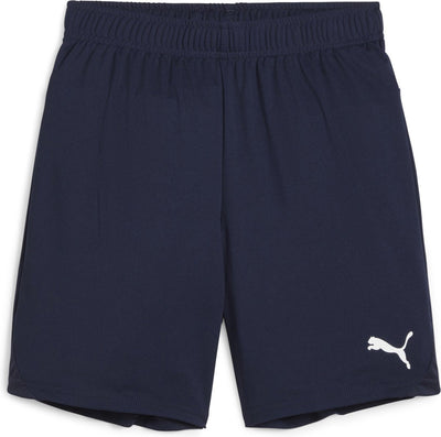 Pantalón deportivo unisex Puma teamgoal shorts jr - azul marino-blanco