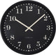 Nexttime Dickens – orologio da parete – 30 cm – plastica – nero – silenzioso