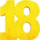 Decorazione della tavola di compleanno senza marchio senza marchio oro 18.