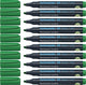 Schneider strumenti di scrittura marcatore permanente schneider - maxx 133 - punta a scalpello - verde - 10 pezzi - s-113304-10
