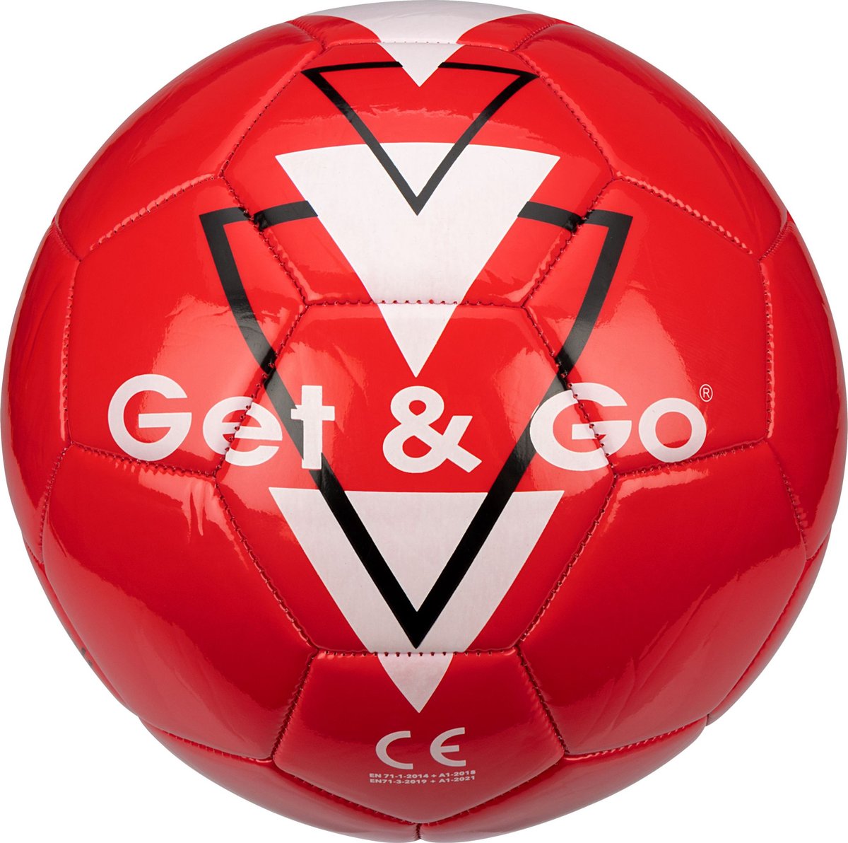 Get go voetbal - triangle speed - rood - maat 5
