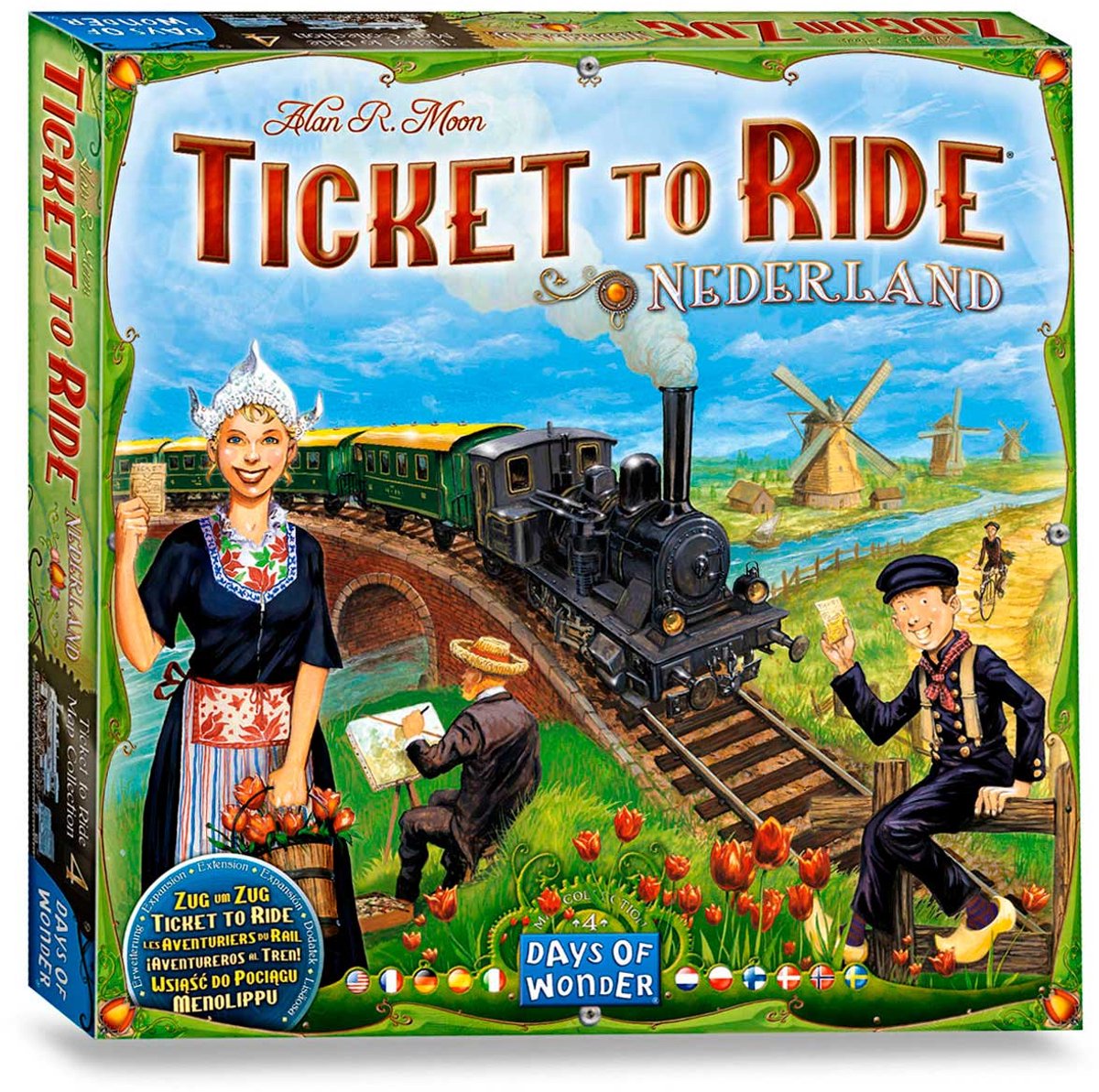 Asmodee ticket to ride netherlands board game