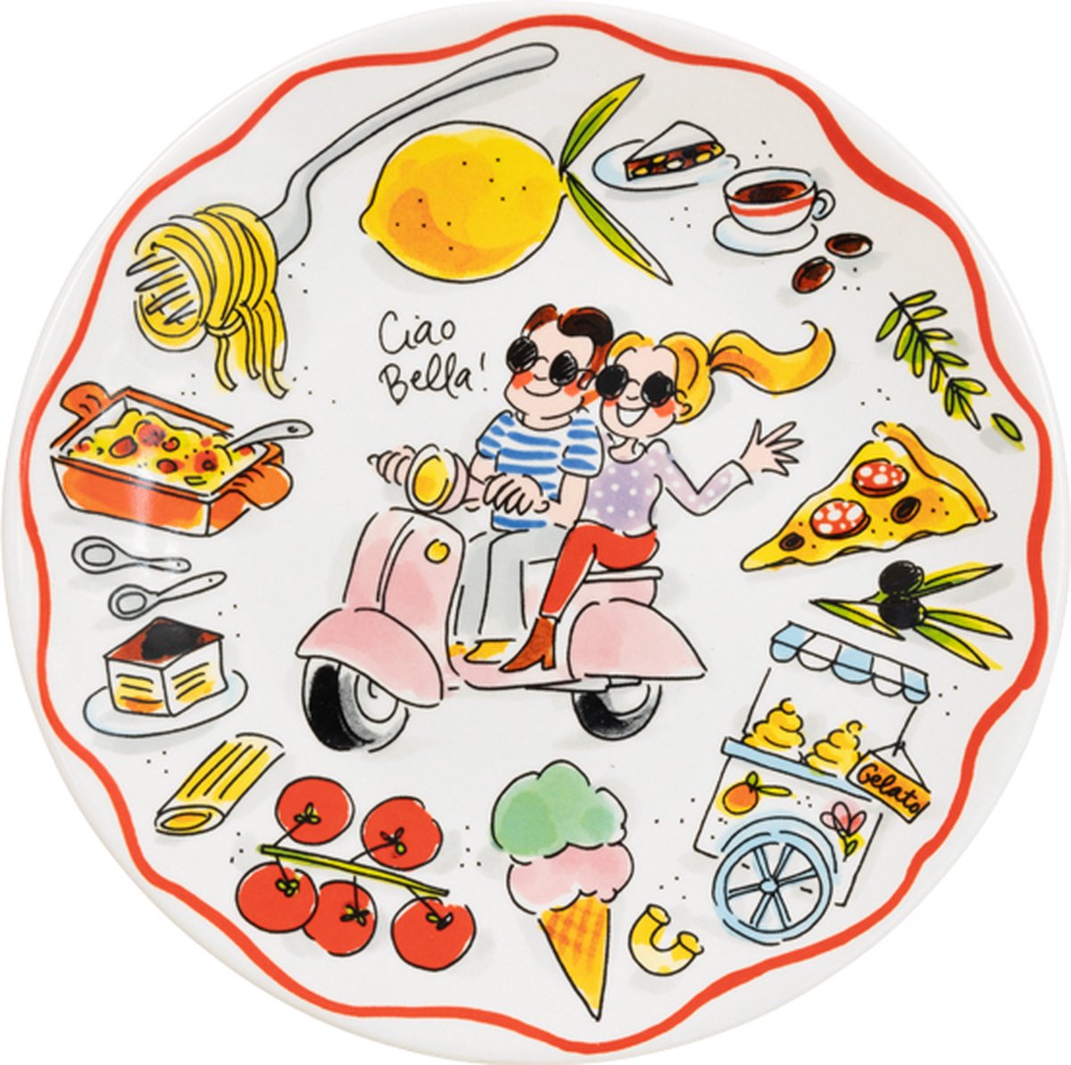 Blond Amsterdam, pasta: plato 22 cm italia