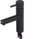 Differnz rubinetto lavabo dritto - miscelatore - freddo e caldo - rubinetto WC - nero opaco