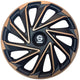 Coprimozzi Sparco varese 14 pollici oro nero - 4 pezzi