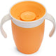 Munchkin miracle anti-lek 360° drinkbeker - trainer cup - oefenbeker voor baby en kind - 207ml - oranje