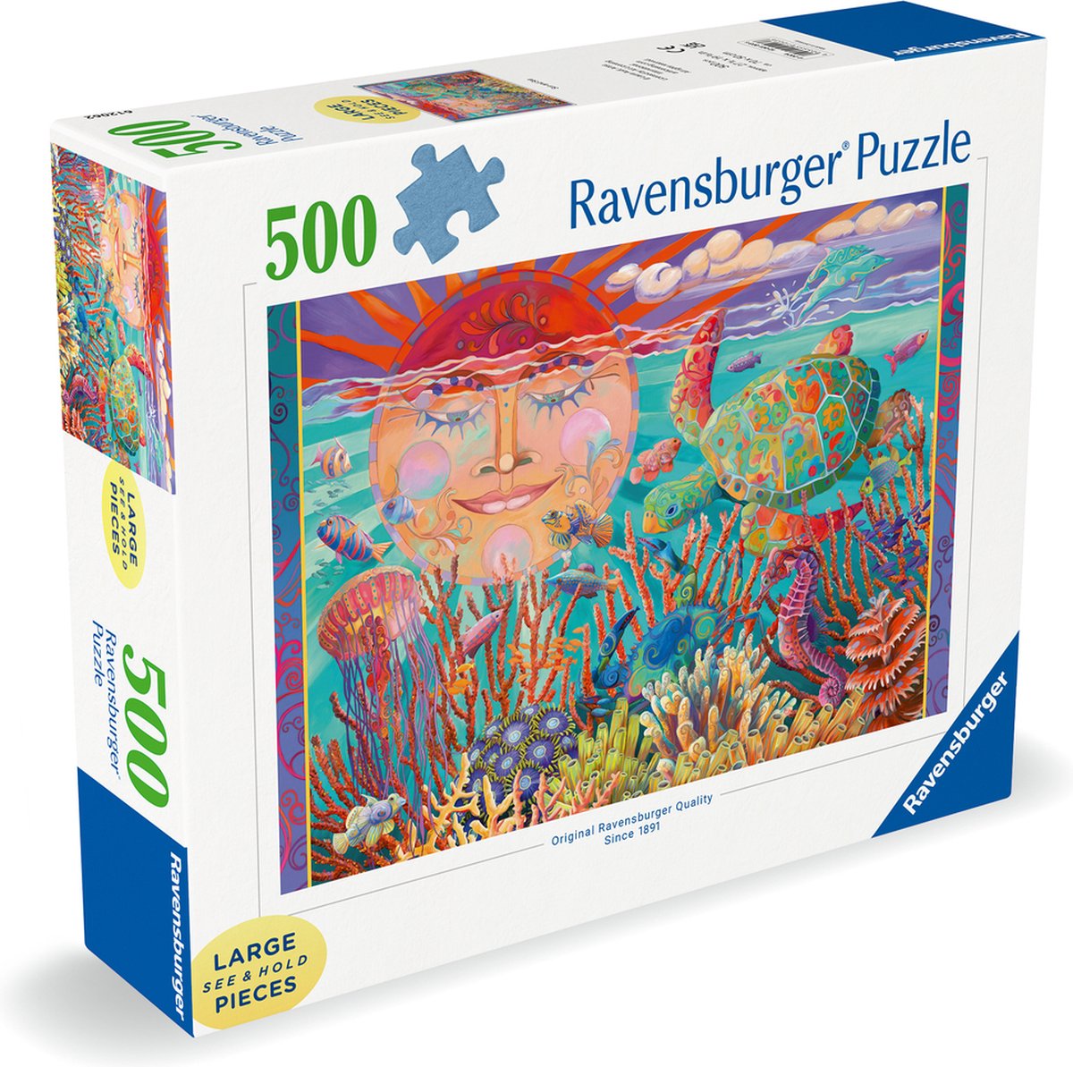 RAVENSBURGER puzzle puzzle sole e mare, 500st.