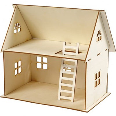 Creative Company Fai da te in legno poppenhuis