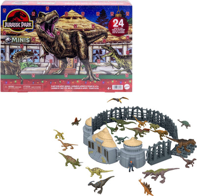 Jurassic world jurassic park minis advent calendar for island visitors