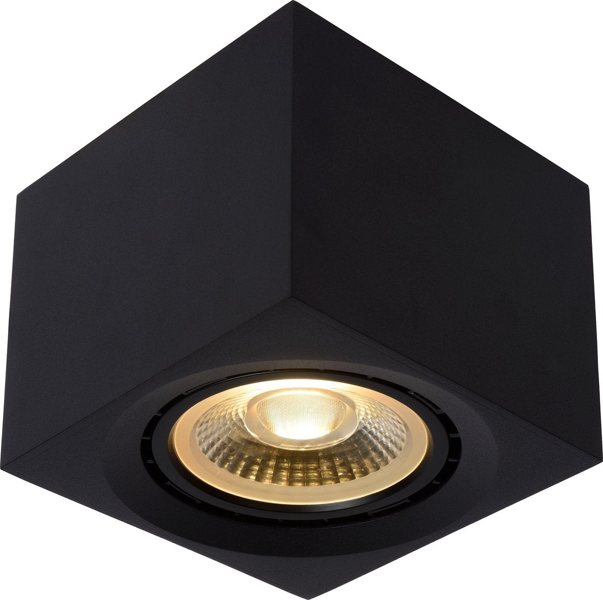 Lucide fedler - faretto da soffitto (lampada da soffitto) - led dim to warm - gu10 (es111) - 1x12w 2200k 3000k - nero