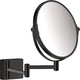 Specchio ingranditore Hansgrohe Addstoris nero opaco