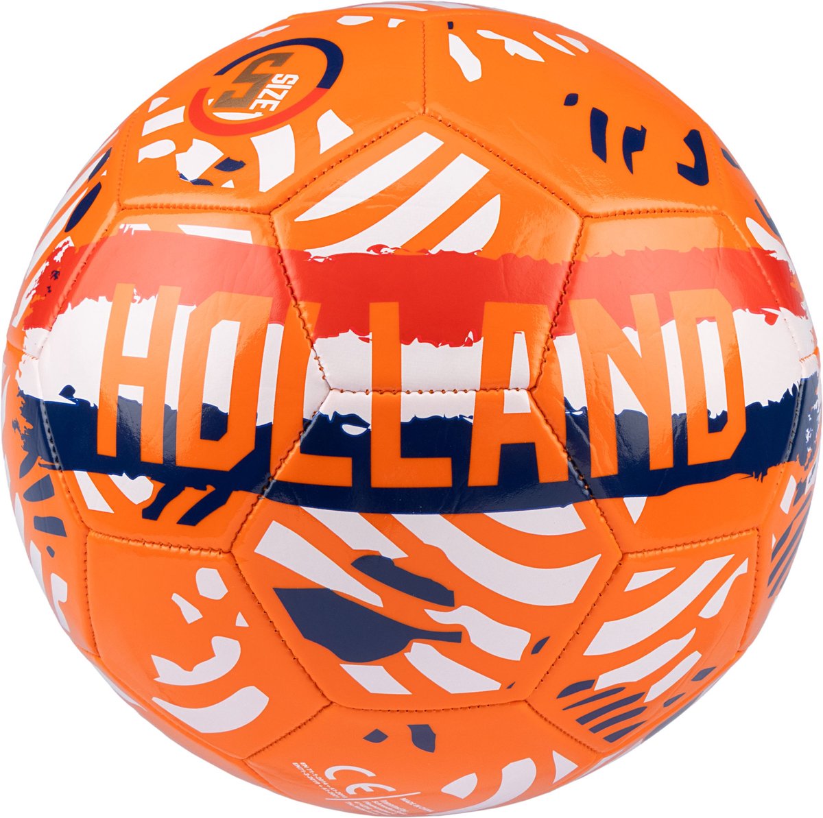 Avento voetbal - orange threat - oranje - maat 5 - ø ca. 22 cm - wk voetbal