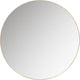 Espejo Woood Doutzen - metal - dorado - 80x80x5