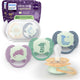 Philips avent ultra soft nighttime - 6 tot 18 maanden - glow-in-the-dark fopspeen - 4pack - scf094 08