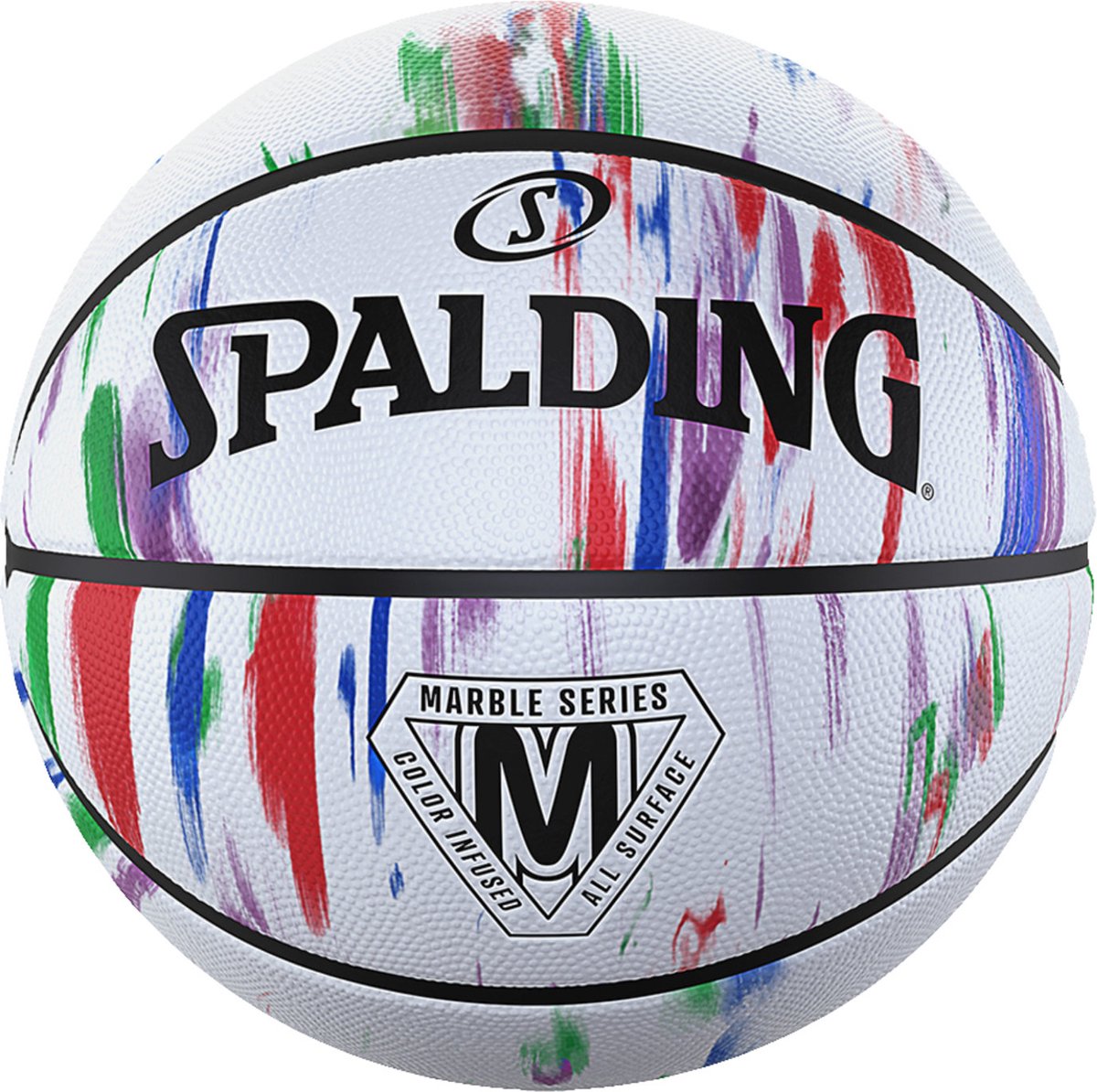 Spalding basketbal outdoor marble series rubber