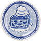 Piatto piano torta Amsterdam Blond 18 cm - Delft Blond