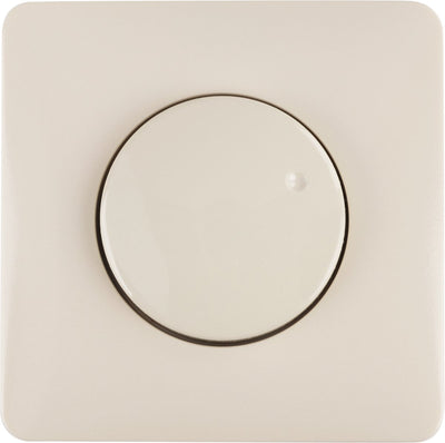 Placa central Peha con pulsador para dimmer