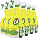 Cif - cleanboost - detergente multiuso spray - crema - 6 flaconi x 700 ml - confezione risparmio