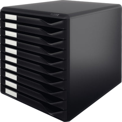 Cassettiera Leitz con 10 cassetti - nera