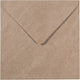 Florence enveloppen van stevige kwaliteit, kraft bruin groot vierkant, 25 stuks, 16 x 16 cm voor wenskaarten