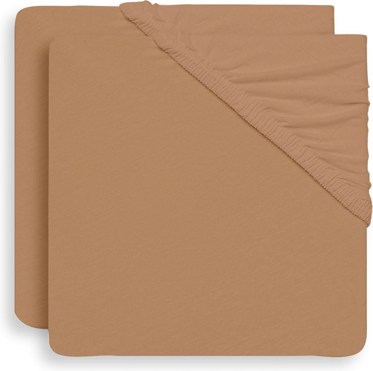 Jollein - sábana ajustable para bebé jersey (galleta) - algodón - 2 piezas - sábana ajustable para cuna - 40 50x80 90cm