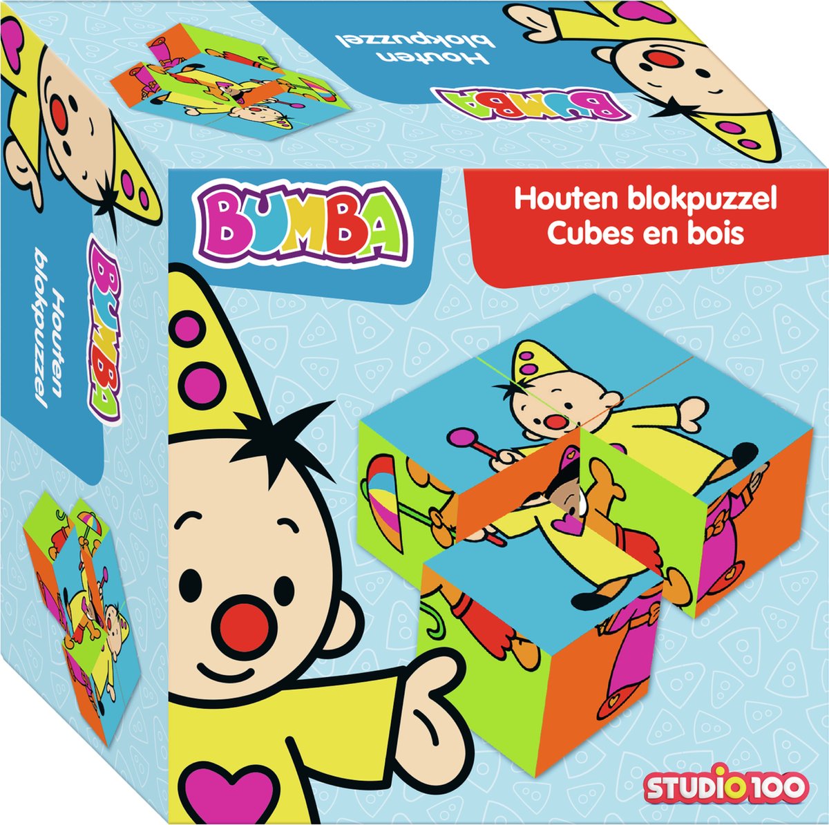 Studio 100 wooden block puzzle, 4st.