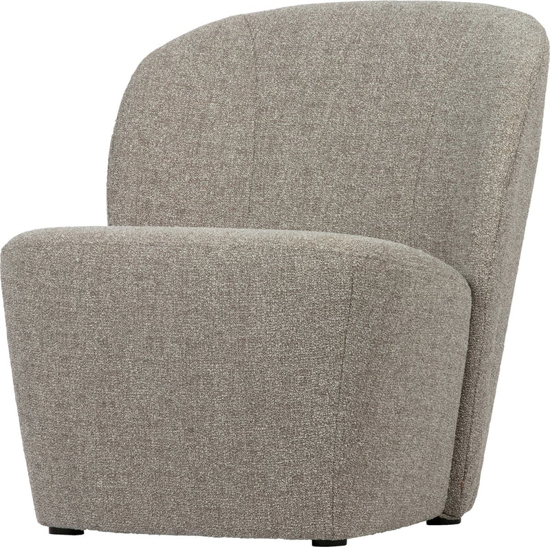 Poltrona Vtwonen Loft - tessuto misto - beige naturale - 75x68x72 cm