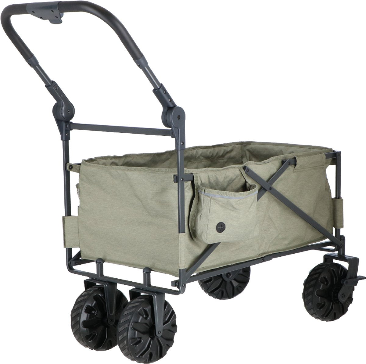 Carro de mano Travellife Porto - con asa de empuje posicionable - 2 ruedas giratorias en la parte delantera - prácticos compartimentos de almacenamiento