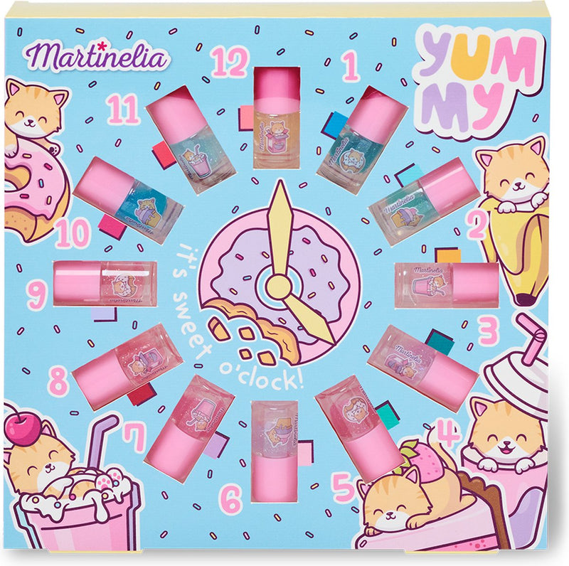 Idc Institute beauty set Martinelia Yummy smalti per bambini 12 pezzi (24,5 x 24,5 x 3 cm)
