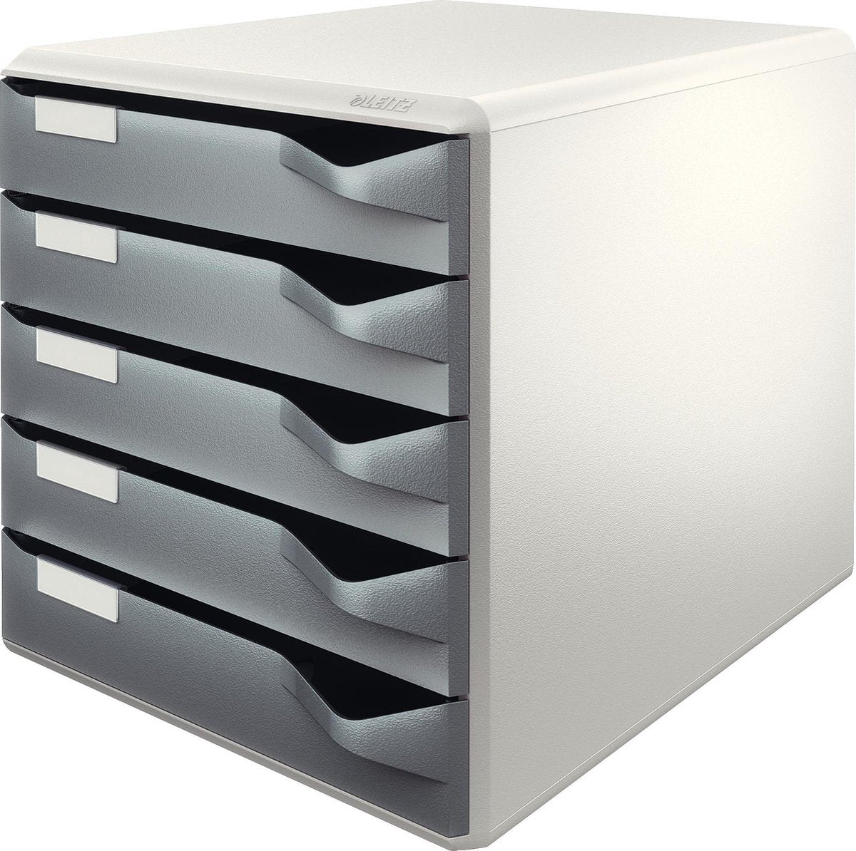 Cómoda Leitz 5280 89 5 cajones 28,5 x 35,5 x 39 cm gris gris