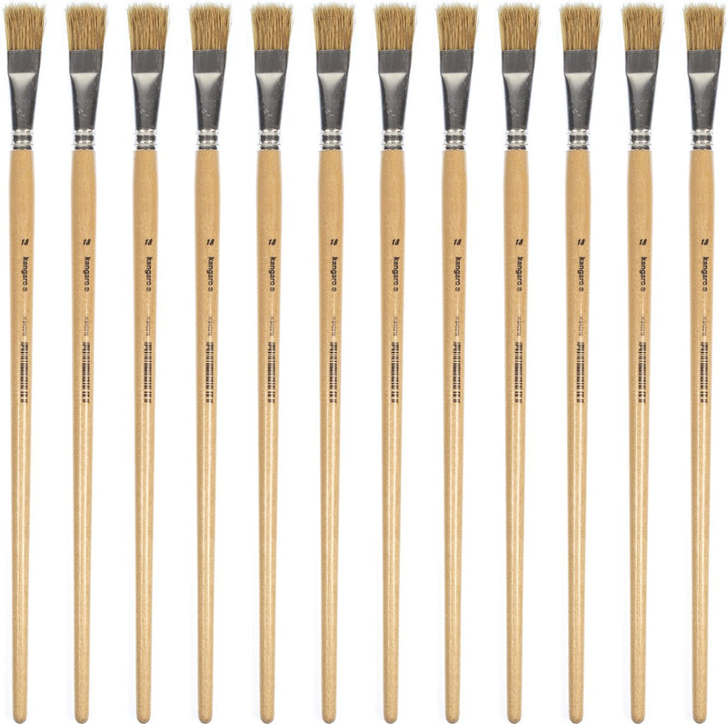 Cepillo Canguro Lyonse núm. 18 - madera lacada - caja de 12 piezas - k-840218
