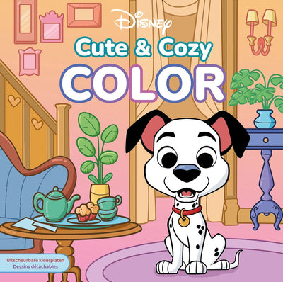 Classico libro da colorare a colori carino e accogliente di Delta Disney