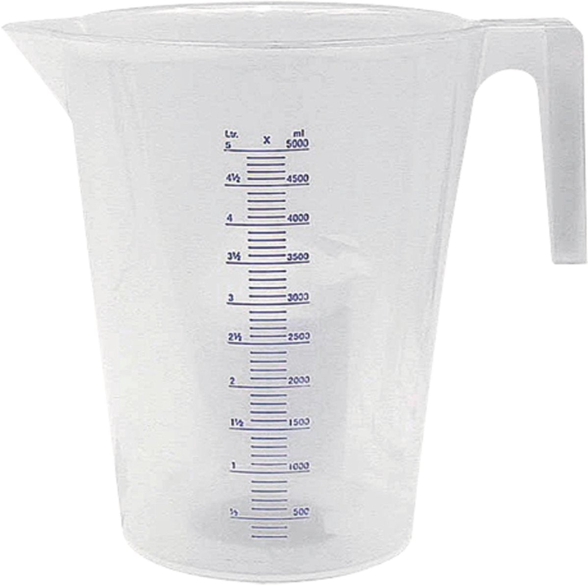 Misurino in plastica Pressol - 2l - resistente agli oli e agli acidi