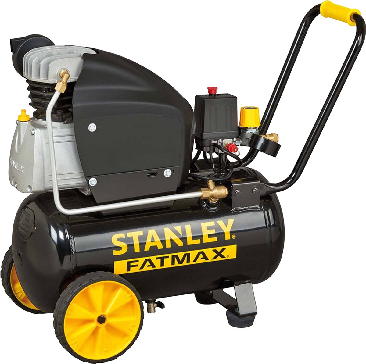 Compresor Stanley 251 10 24s fmxcm0062e - compresor de aire 10bar - 24l - 240l min - mango antideslizante integrado - negro