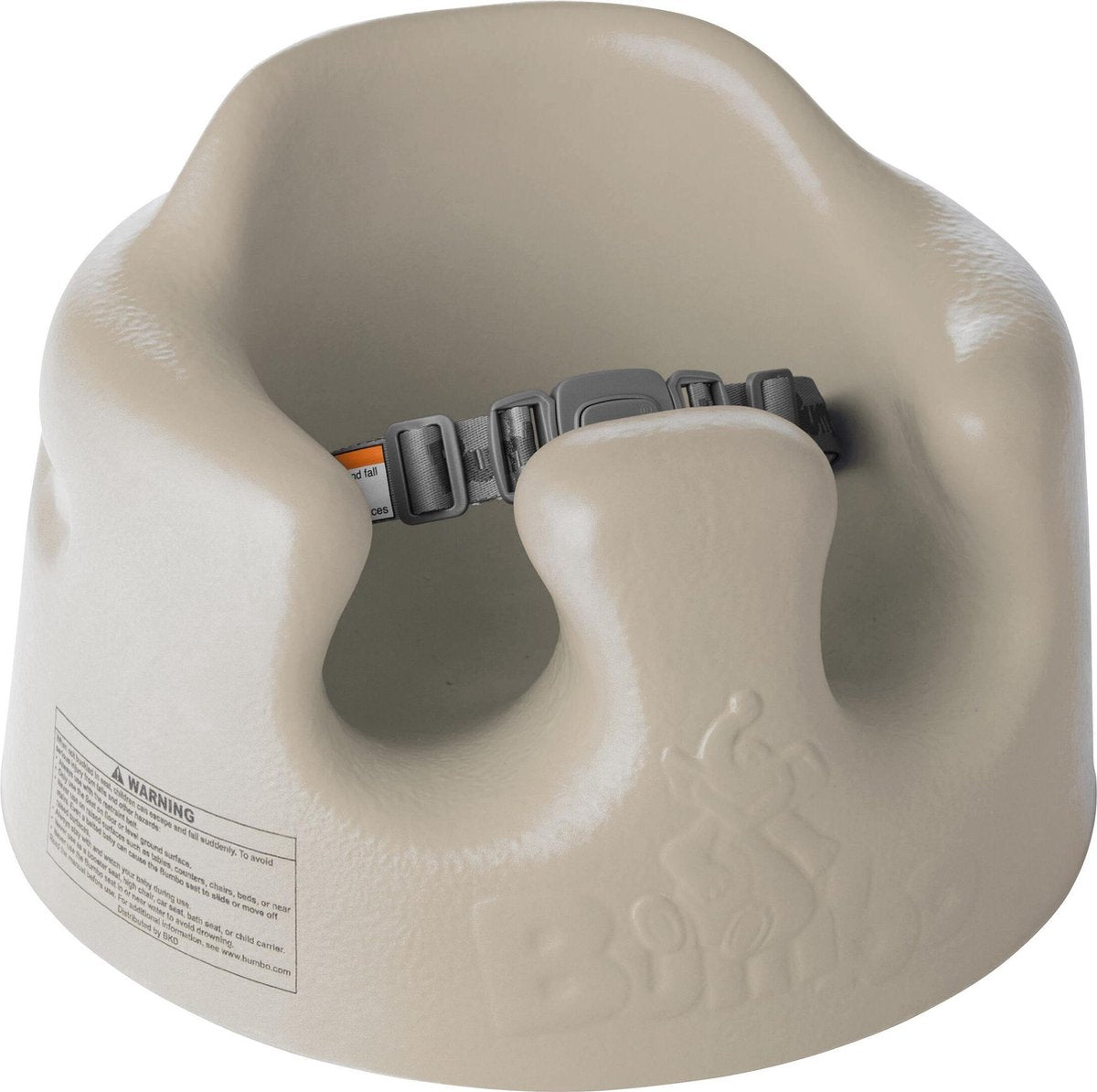 Asiento de suelo Bumbo color topo - trona - trona - silla para bebé - espuma suave - a partir de 3 meses