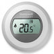 Termostato ambiente inalámbrico redondo Honeywell on off inalámbrico - sin módulo RF