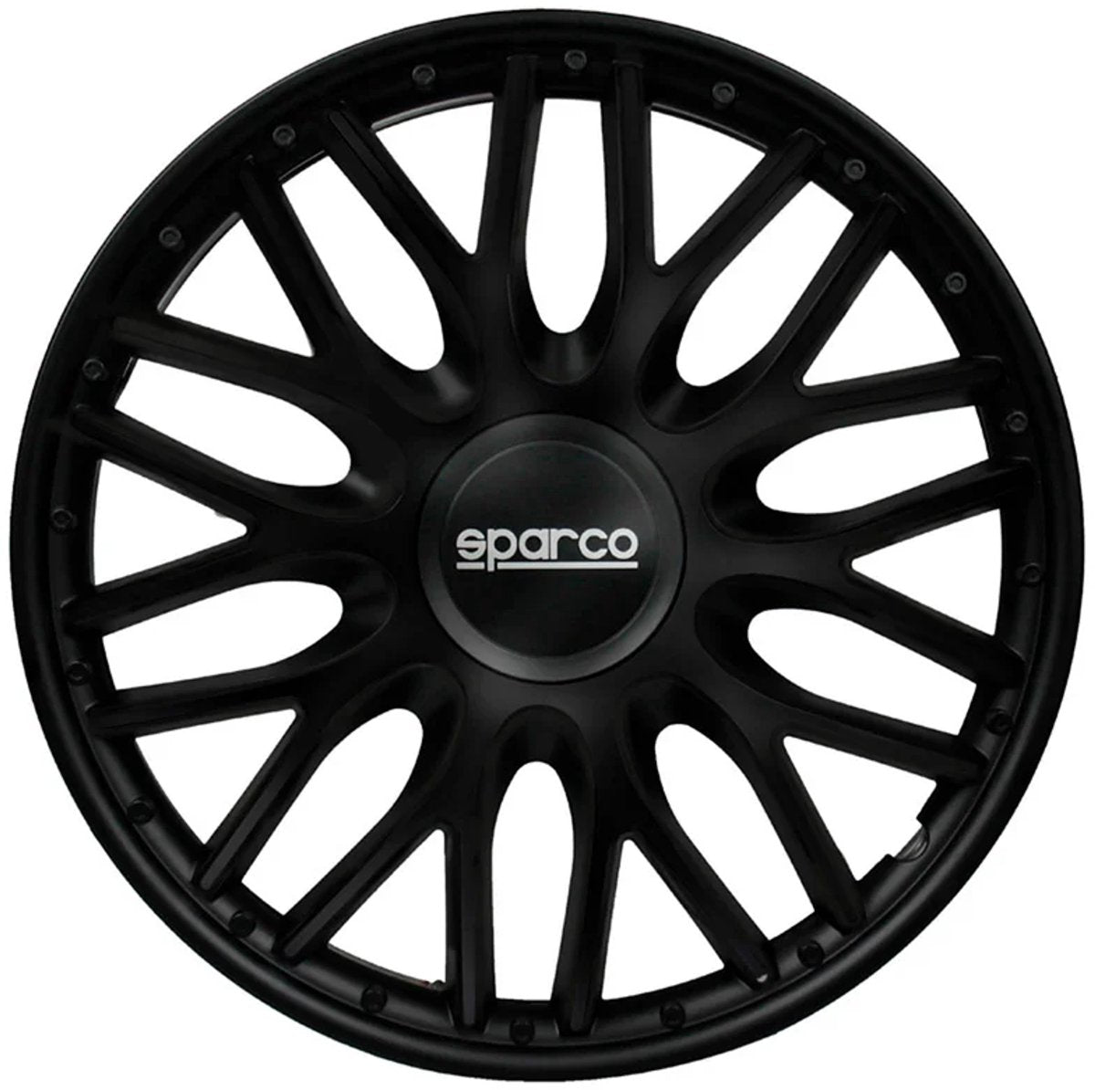 Tapacubos Sparco roma 16 pulgadas negro - 4 piezas