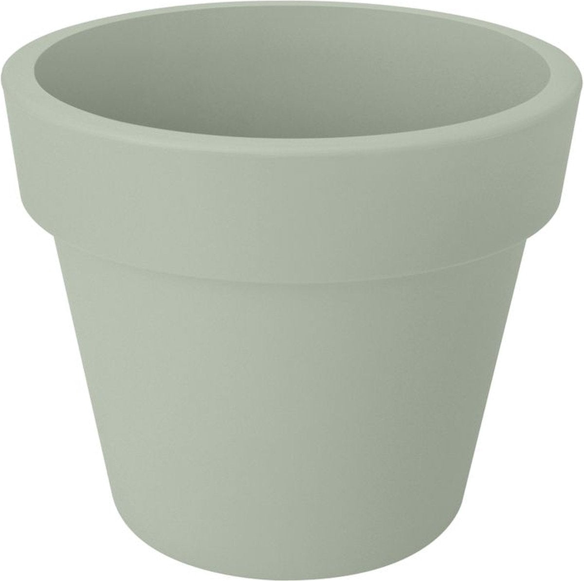 Elho green basics top planter 47 - macetero de exterior - ø 47,0 x h 40,0 cm - verde piedra
