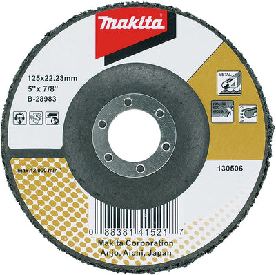 Makita reinigingsschijf 125 mm zwart