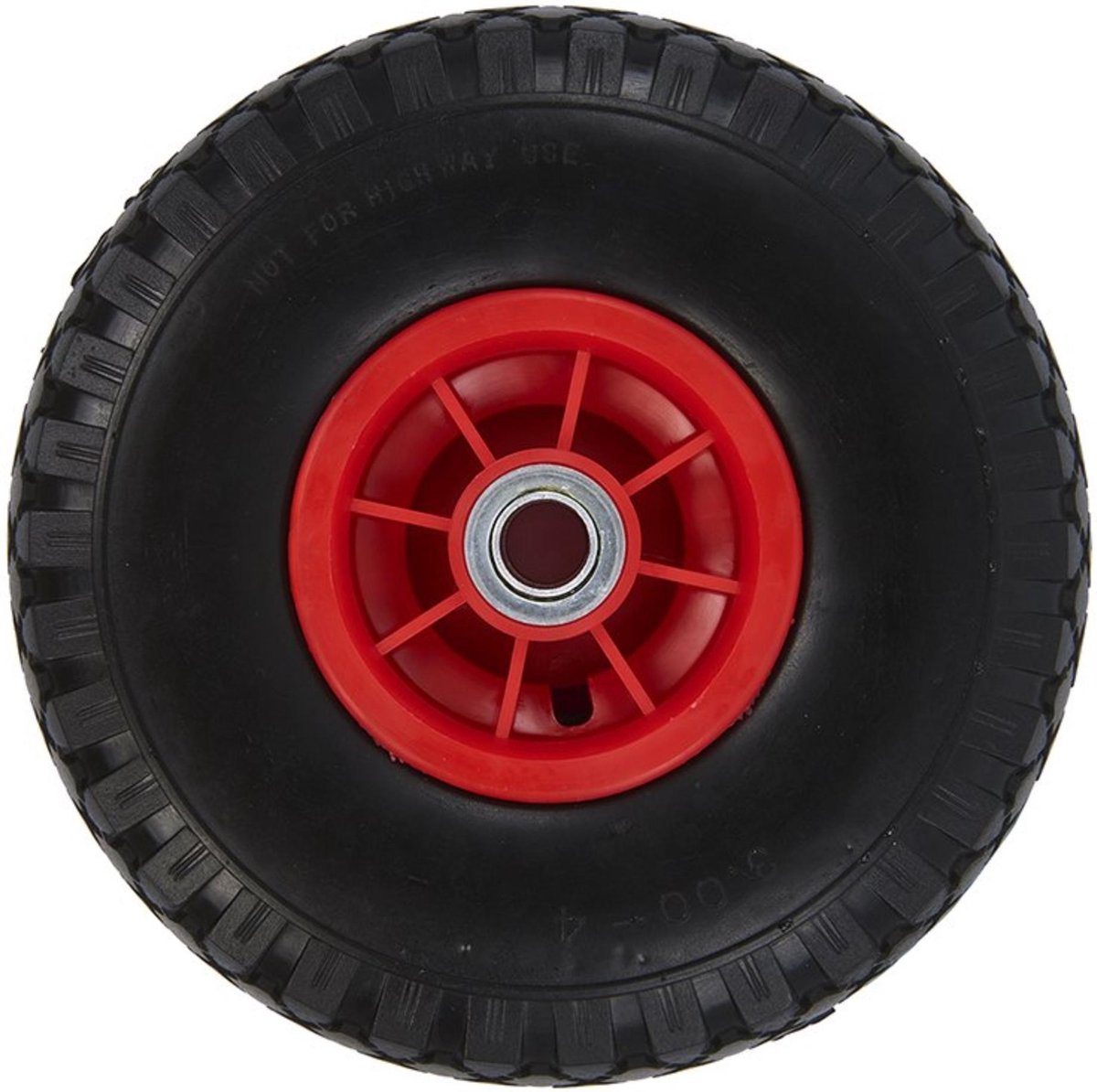 Llanta de plástico Proplus con rueda delantera y neumático de PU 260x85mm