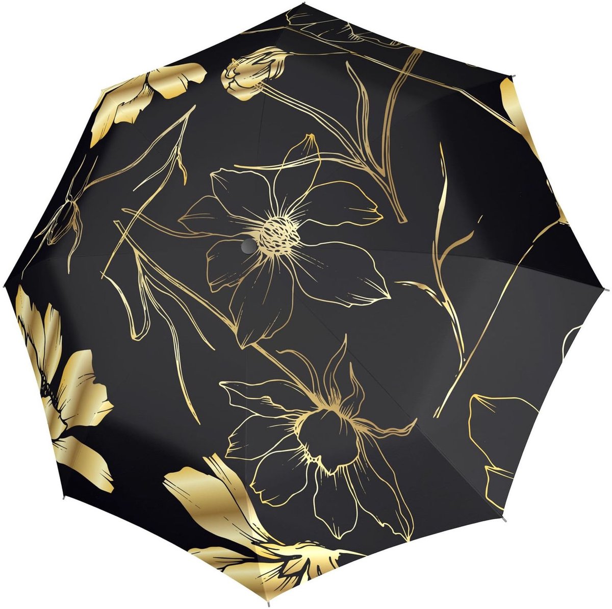 Doppler paraplu fiber flex ac umbrella fiore zwart