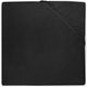 Jollein - lenzuolo con angoli per culla in jersey (nero) - cotone - 60x120 cm