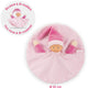 Corolle Tidoudou - pink cuddle cloth, 17 cm