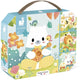 Janod - puzzle - 4 puzzle puri in valigia - 6, 9, 12 e 16 pezzi