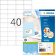 Unbranded sans marque herma prem. etichette 52,5x29,7 100 fogli DIN A4 4000 pezzi 4461
