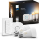 Kit básico Philips hue - luz blanca cálida a fría - 2 lámparas - e27 - 1100lm - 1 regulador de intensidad