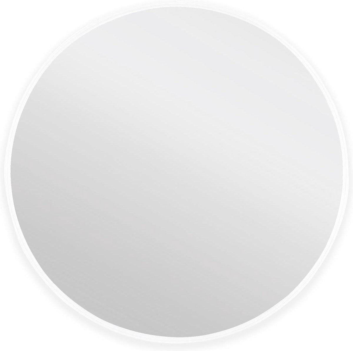 Specchio da bagno rotondo Differnz 60 cm bianco