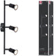 Foco paulmann carolina gu10 230v máx. 3x10w regulable negro mate