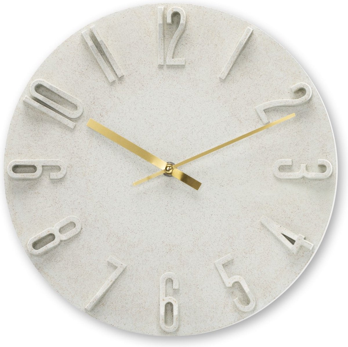 Orologio da parete Hama - Corfù - Quarzo - Analogico - Numeri 3D - Beige